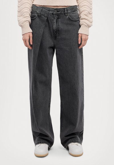 Won Hundred KELLY - Jean droit - dark grey