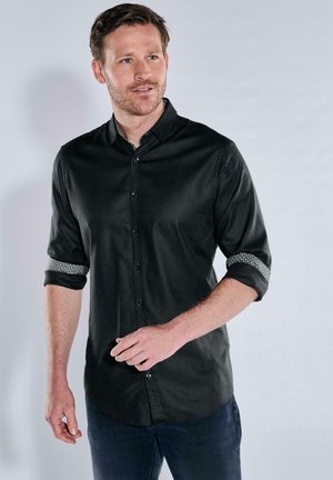 ENGBERS GERMANY LANGARM MIT EDLEN TAILLIERUNGS - Shirt - schwarz