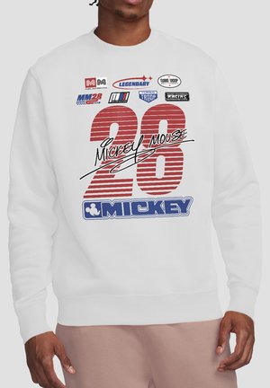 Disney, MICKEY MOUSE RACING LOGOS - Sweatshirt - white