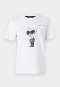 IKON AQUARELLE - T-shirt med print - white