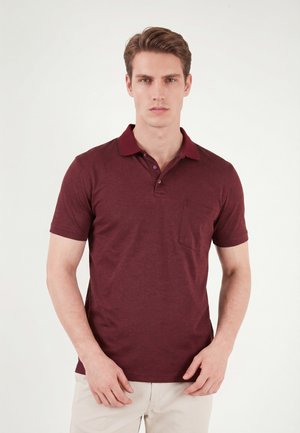 Lela & Buratti, LELA & BURATTI POLO T-SHIRT REGULAR FIT - Poloshirt - bordeaux