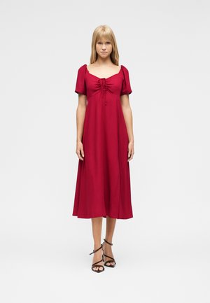 TIE MAXI - Robe de jour - red