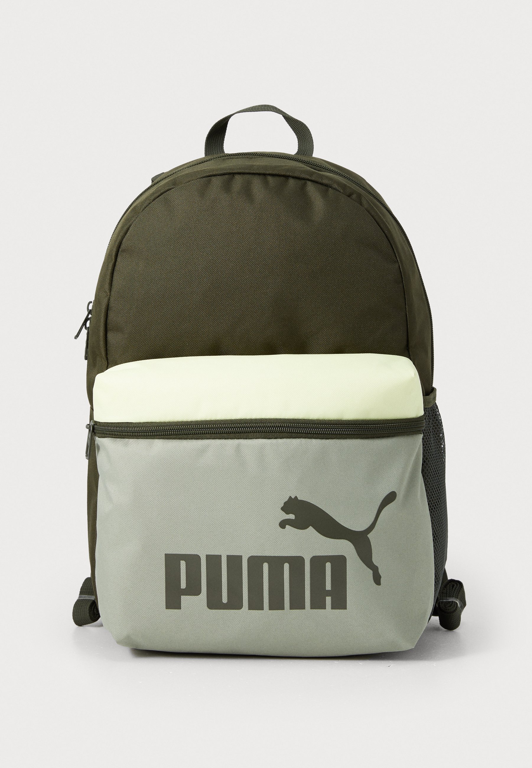 puma olive green backpack