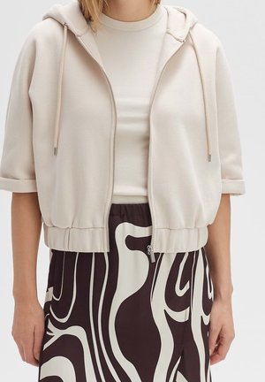 Sudadera con cremallera - beige