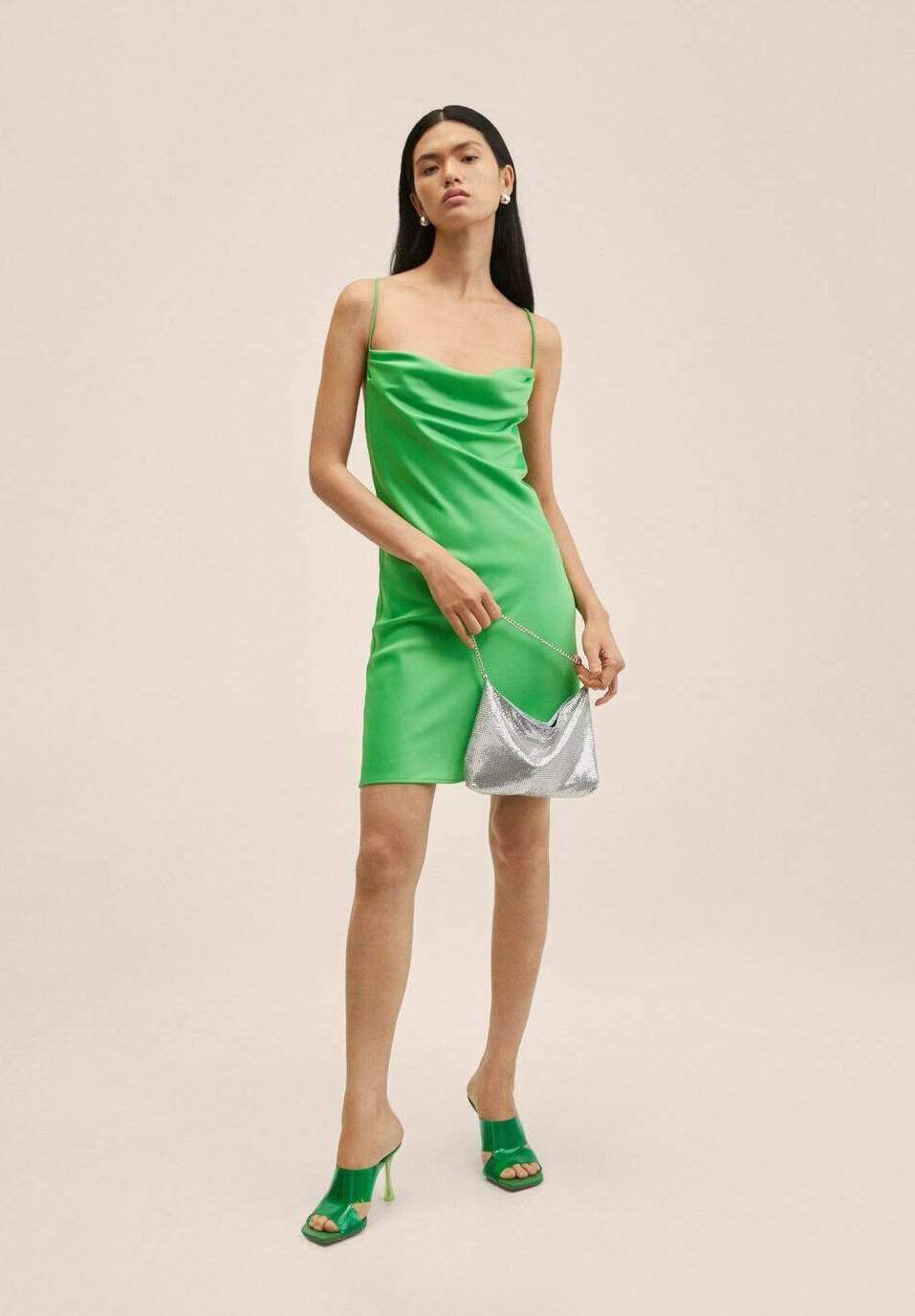 Mango LUPE - Vestito elegante - green/verde - Zalando.it