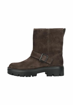Geox STIEFELETTE - Stivaletti con plateau - chocolate c