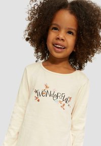 s.Oliver GLITZER - Longsleeve - helles sand