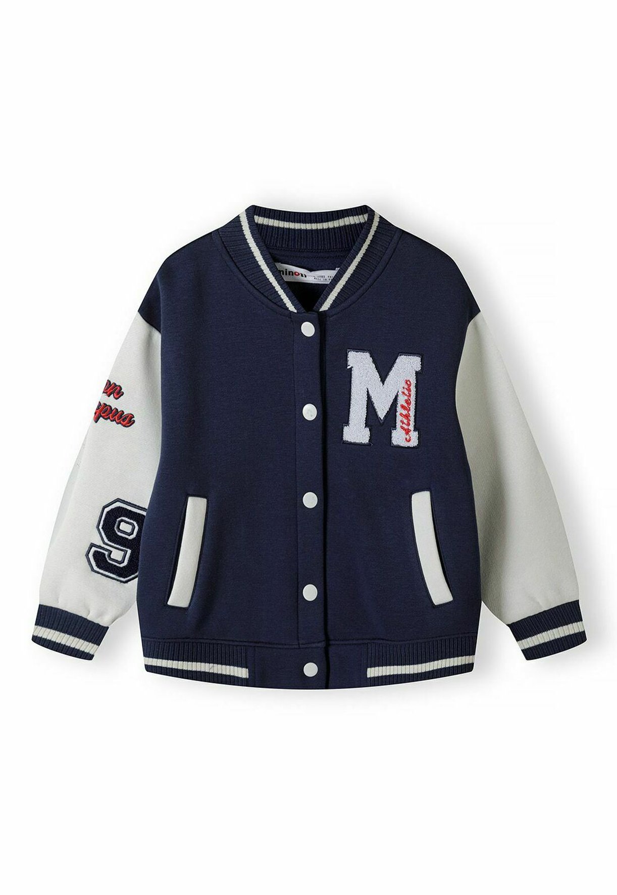 MINOTI BASEBALL VARSITY Fleece jacket navy/dark blue Zalando