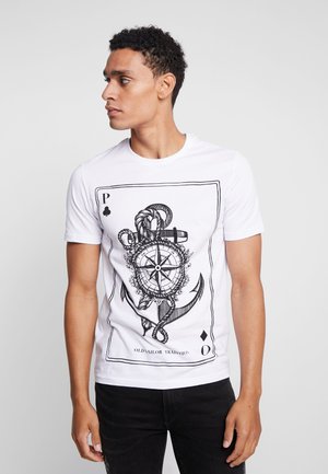 T-shirt con stampa - white