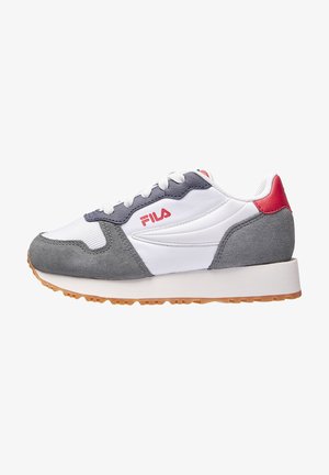 RETROQUE JR - Höga sneakers - white / fila navy / fila red