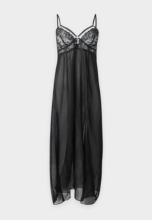 Ann Summers, ZELIA  MAXI CHEMISE - Chemise de nuit / Nuisette - black