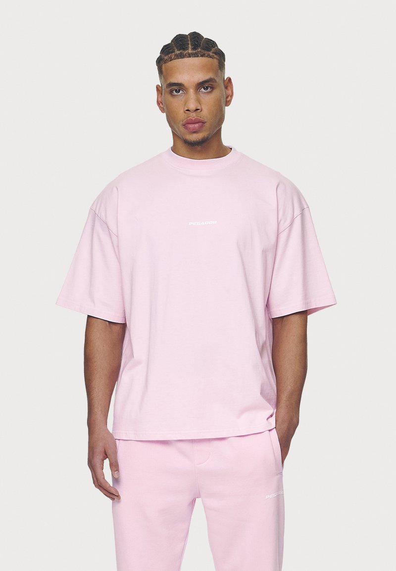 Pegador LOGO BOXY TEE - Basic póló - washed bubblegum