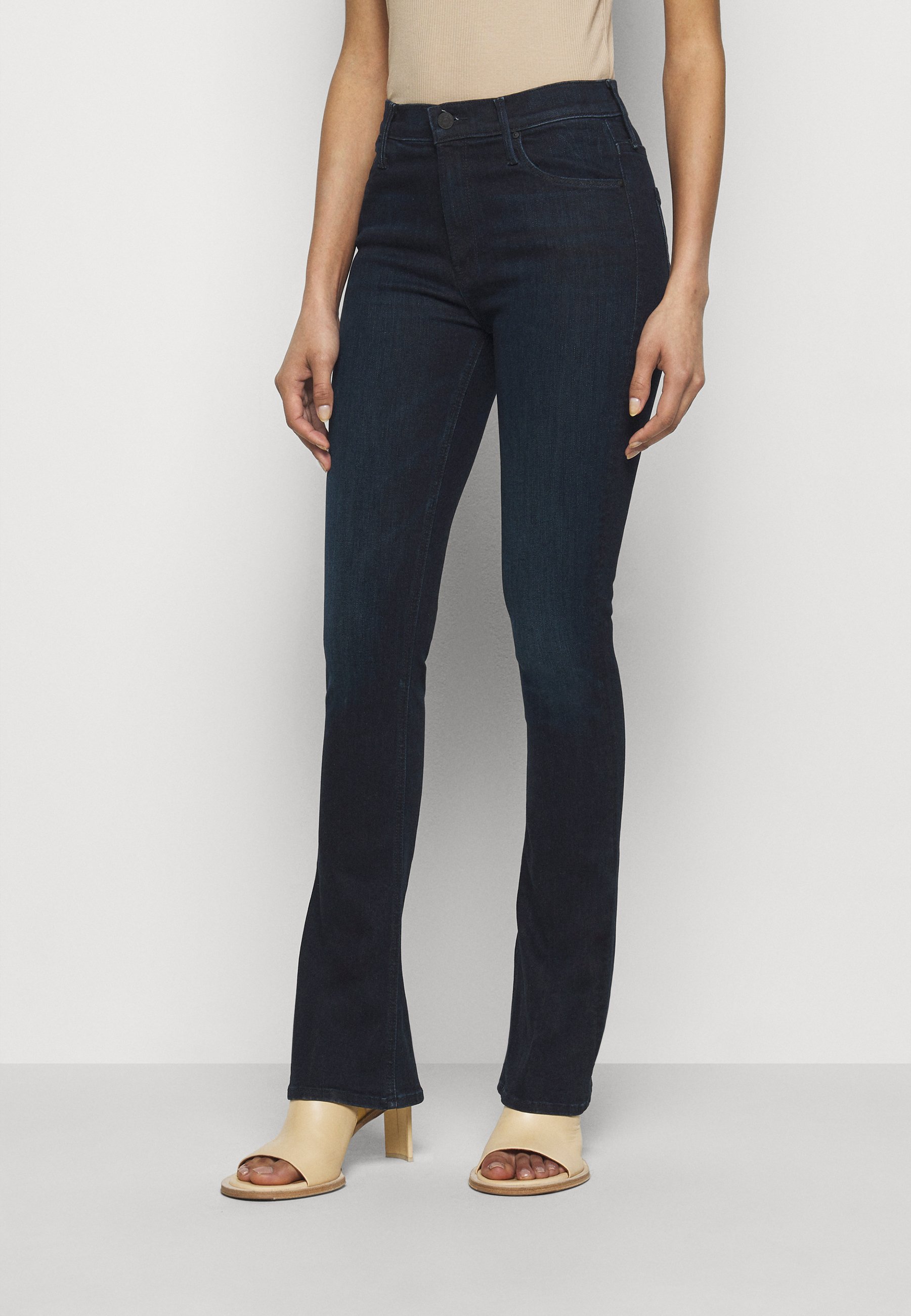 RUNAWAY - Bootcut jeans - dark blue 