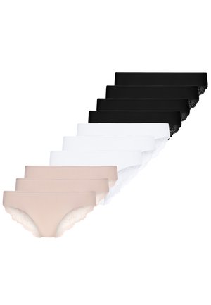 LULU 10PP BRIEF - Slip - black/white/nude