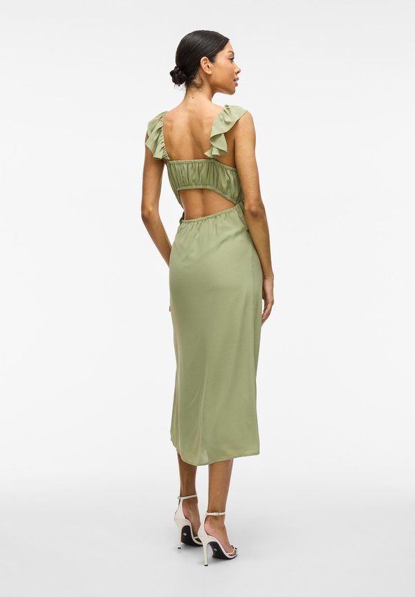 VIELKE V-NECK - Day dress - sage2