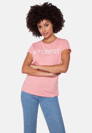 Protest TEES SHORTSLEEVE - T-shirt print - think pink