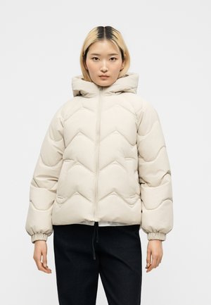 JDY, JDYPOWER HOOD PUFFER - Winterjas - beige