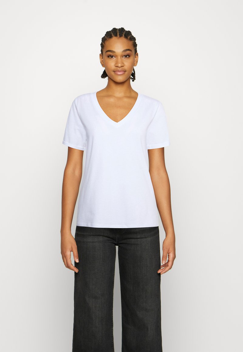 Damen T-Shirts | Pieces T-Shirt basic bright white/weiß - GW63927 Damen T-Shirts | Pieces T-Shirt basic bright white/weiß - GW63927