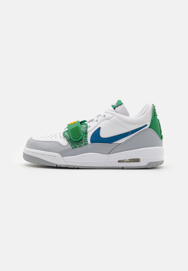 Jordan - LEGACY - Sneakers basse - white/industrial blue/wolf grey/pine green/dune red/university gold, Ingrandire