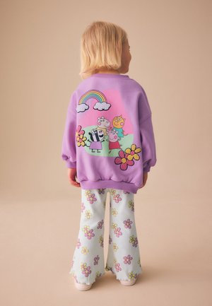 Next, SET - Sweatshirt - purple peppa pig