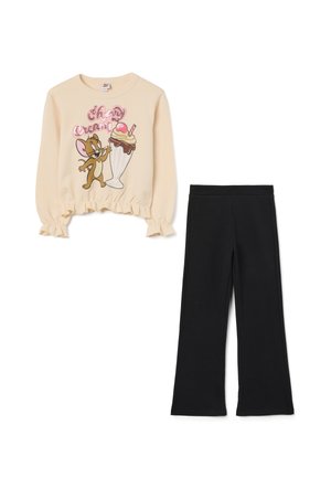 DISNEY REGULAR FIT SET  - Pantalon classique - black beige