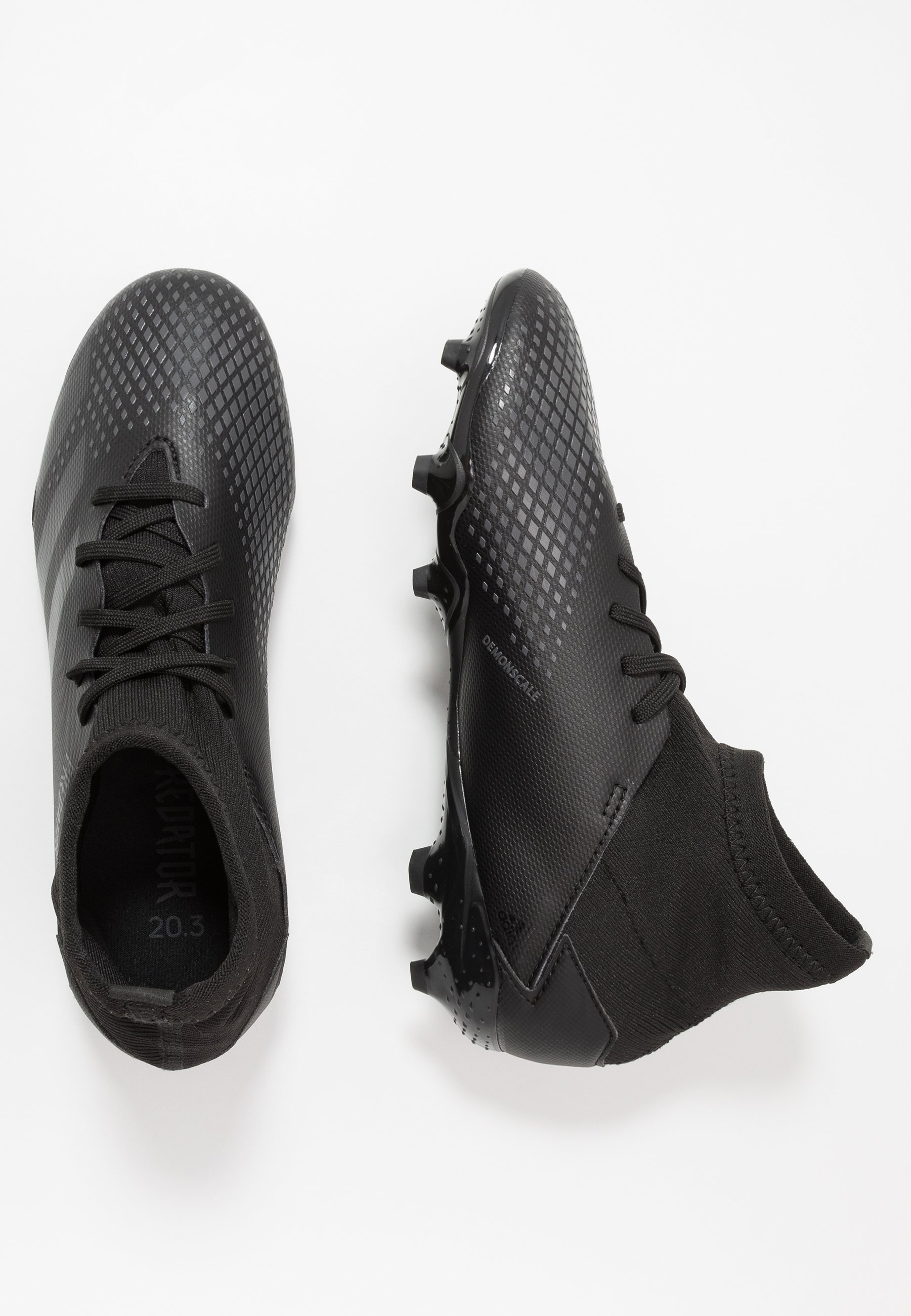 Adidas Performance Predator 20 3 Fg Voetbalschoenen Met Kunststof Noppen Core Black Solid Grey Zwart Zalando Nl