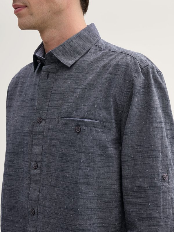 REGULAR FIT MIT TURN-UP-FUNKTION - Hemd