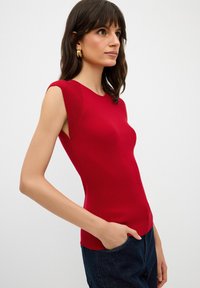 adL TOP - Jednoduché tričko - claret red