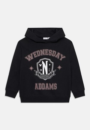 Name it, Wednesday - Hættetrøje - black