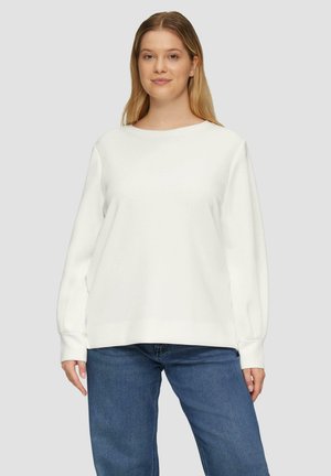 Sweatshirt - ecru