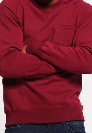 Collegepaita - dark red