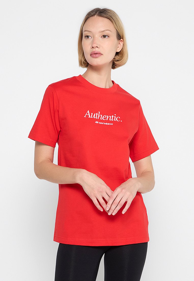 New Balance T-shirt print rood