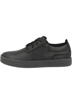 Eleganta snörskor - black leather