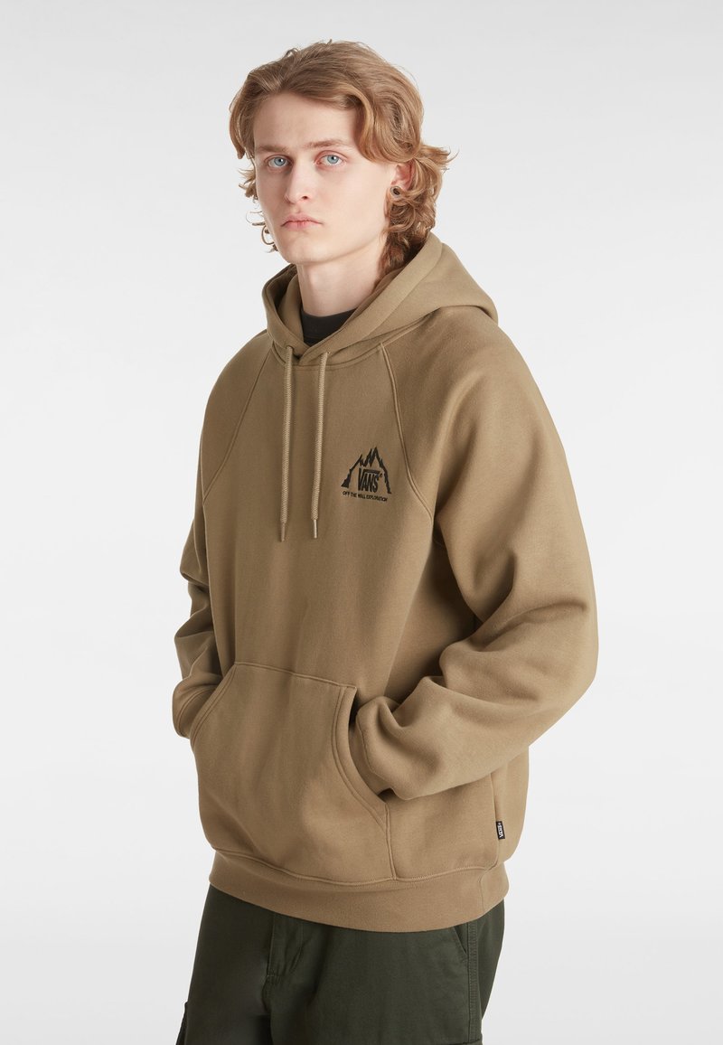 Vans LOGO - Mikina s kapucí - olive