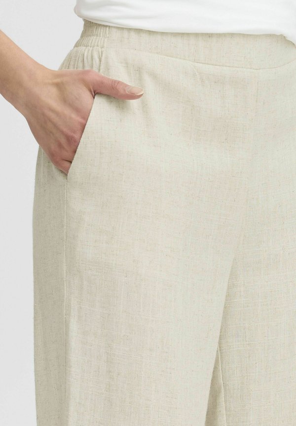 FRJUNA - Trousers - birch melange2
