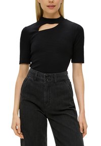 s.Oliver T-Shirt print - schwarz