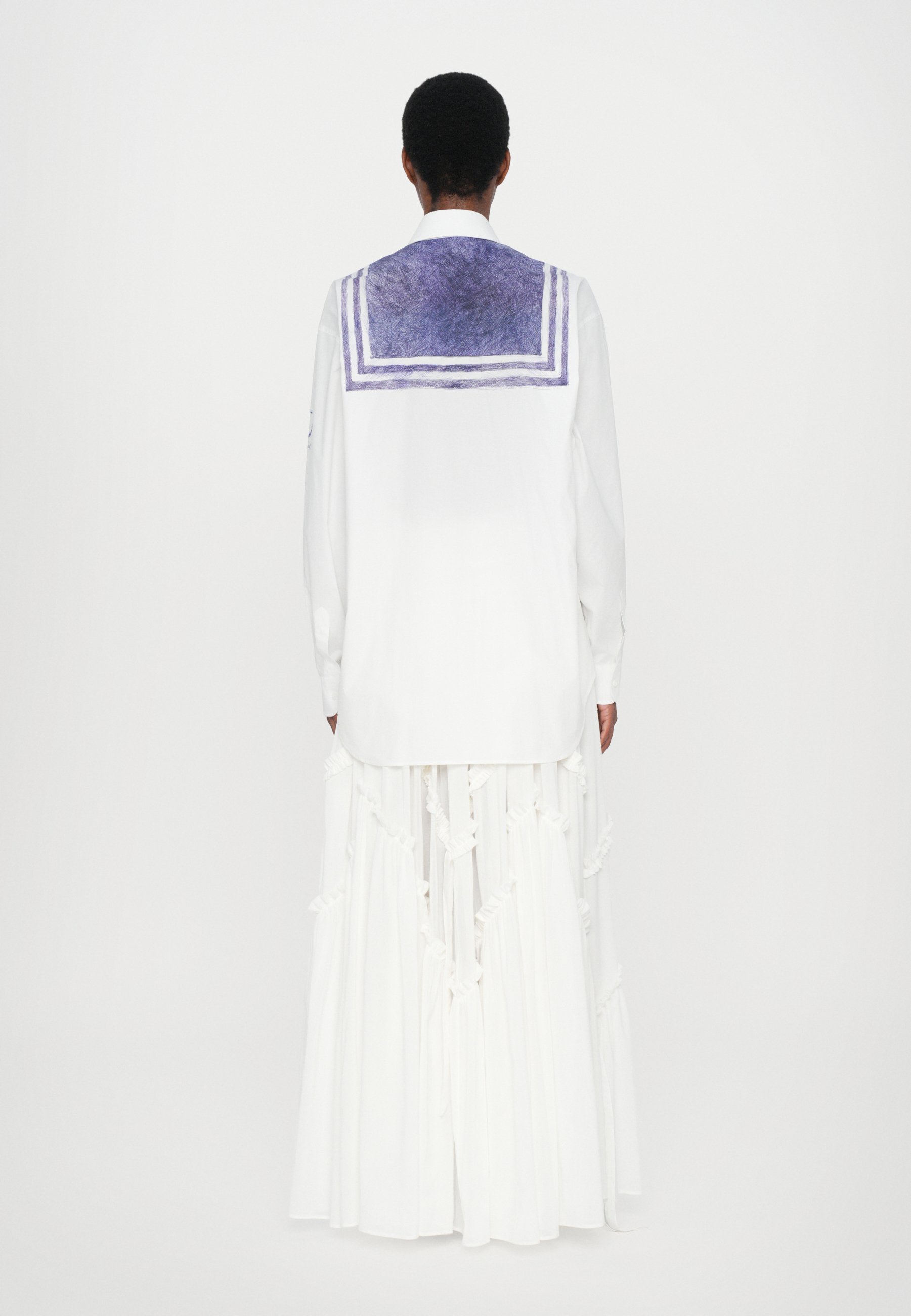 売れ筋商品|||モスキーノ シャツ レディース トップス OLIVIA - Button-down blouse - fantasia bianco MOSCHINO OLIVIA - Button-down blouse - fantasia bianco/white