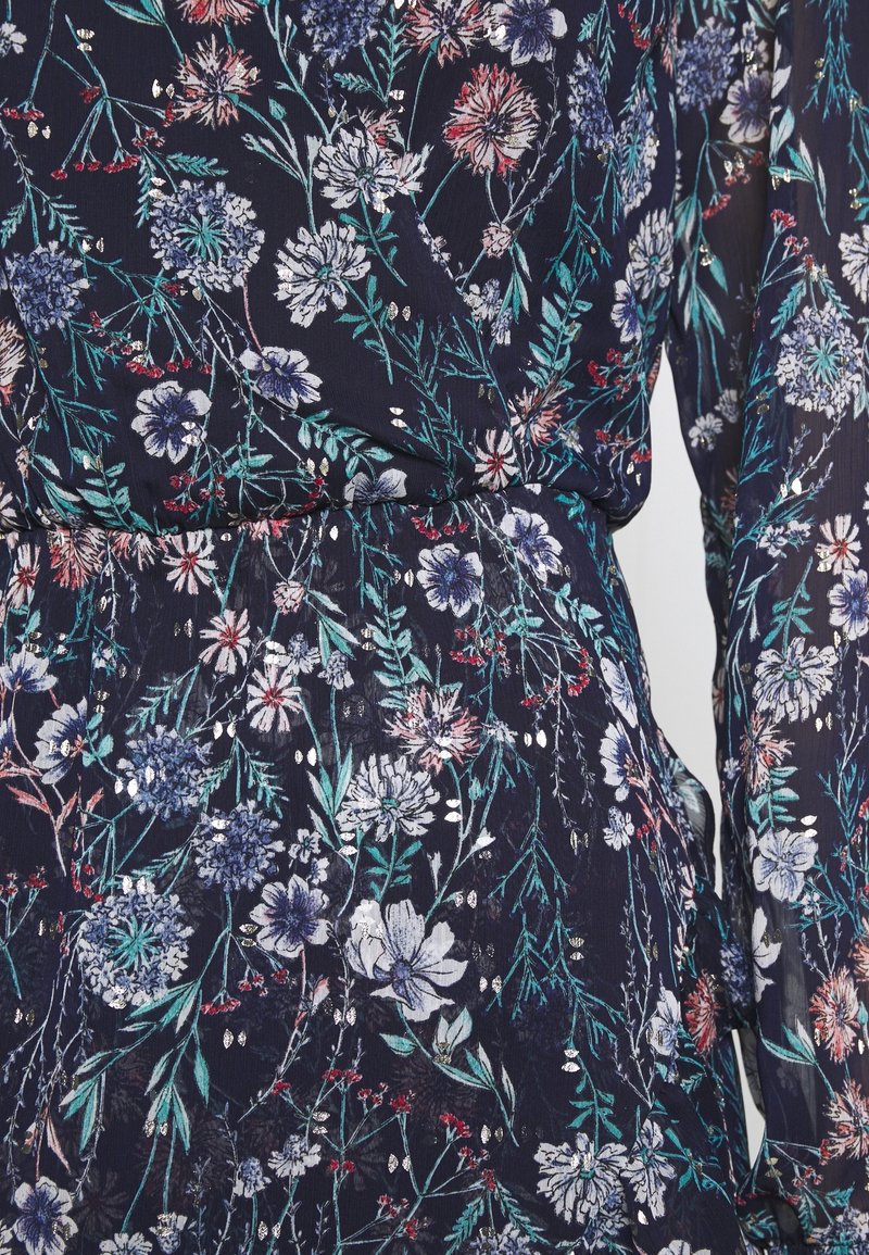 Robe Vintage Naf Naf Imprimé Fleuri Style Provençal Années 80 - Taille Environ 38 - Made In France