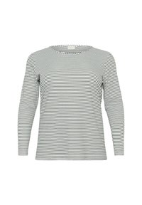 T-shirt à manches longues - chalk black deep stripe