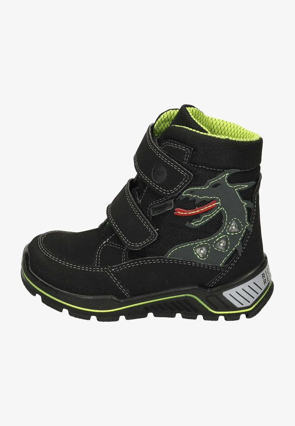 Snowboot/Winterstiefel – schwarz neongelb