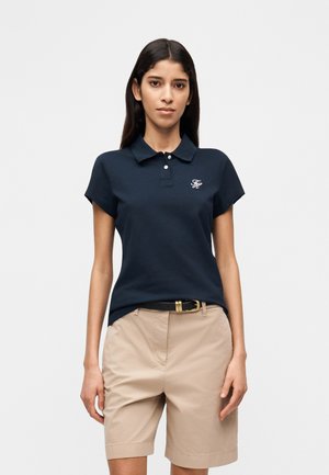 Tommy Hilfiger, 1985 SLIM FIT LOGO EMBROIDERY POLO SHIRT - Polo majica - dark night navy