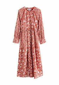 Next LONG SLEEVE - Maxiklänning - red white floral