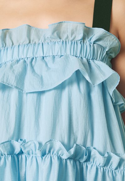 Brogger EMILY MINI DRESS WRONG - Cocktailkleid/festliches Kleid - beige/black checkerboard print