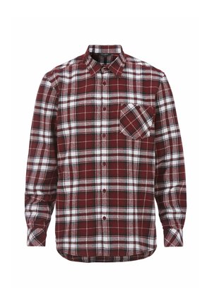 CHECKED  - Hemd - wine red   checked