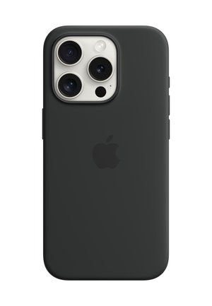 IPHONE 15 PRO SILICONE CASE WITH MAGSAFE - Handyhülle - black