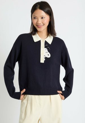 PEANUTS - Strickpullover - navy