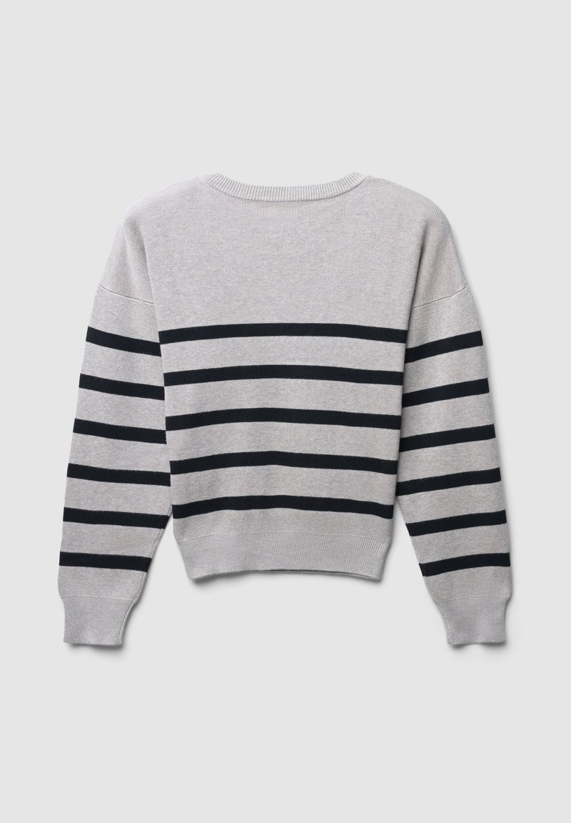 GlowEve Maglione elegante da donna con scollo a V, maniche a pipistrello e decorazione con bottoni in metallo | SHEIN ALIA
