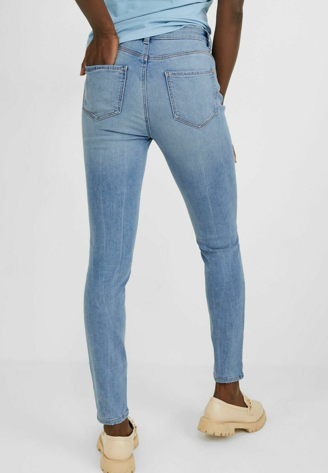 C\u0026A Vaqueros slim fit - denim-light blue/azul claro - Zalando.es