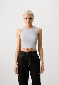 Pegador AYLA CROP - Topper - washed sky grey white