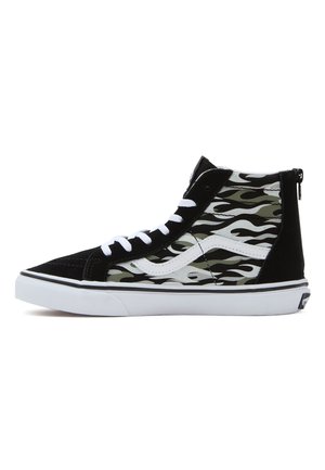 Vans JN SK HI ZIP - Sneakers alte - black grey